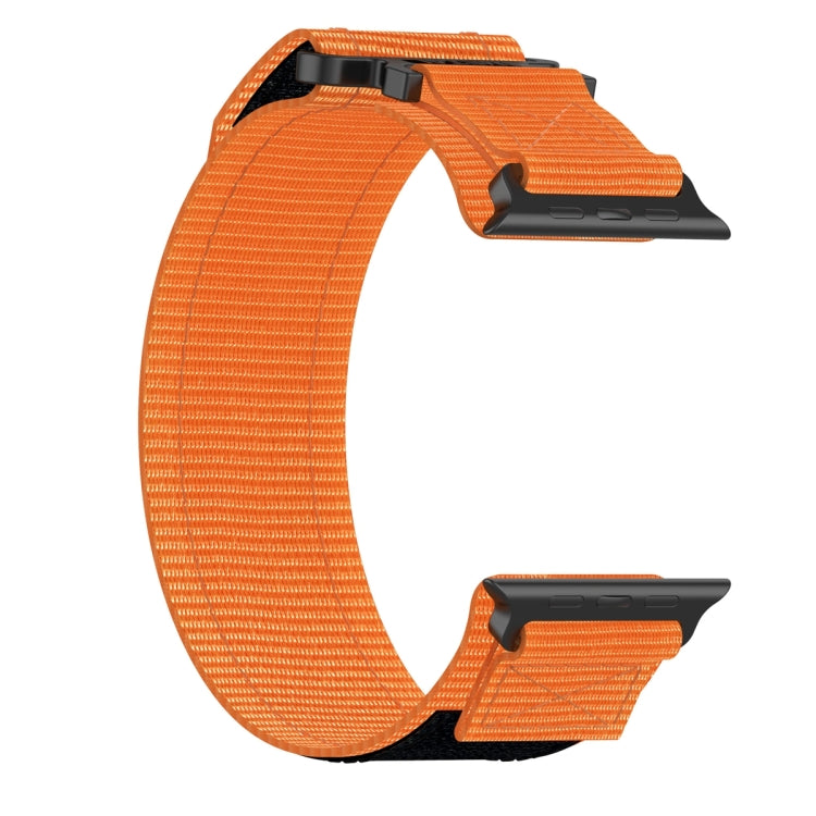 For Apple Watch Series 10 46mm Nylon Hook And Loop Fastener Watch Band