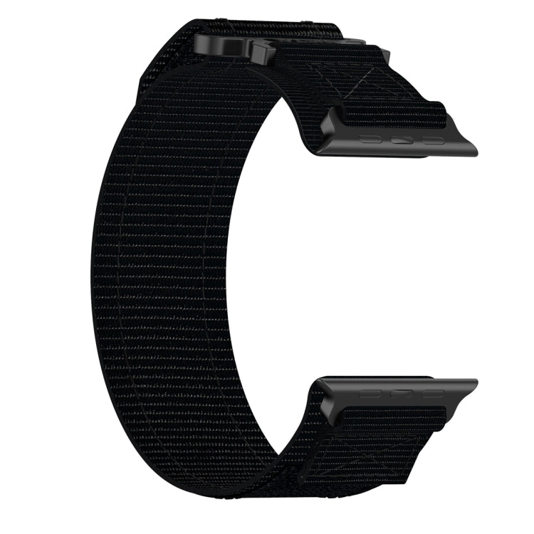 For Apple Watch Series 10 46mm Nylon Hook And Loop Fastener Watch Band