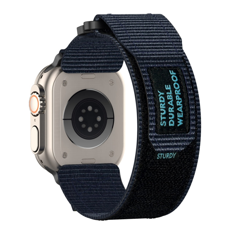 For Apple Watch Series 10 42mm Nylon Hook And Loop Fastener Watch Band