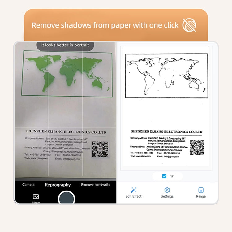 A4LE Portable Bluetooth HD Thermal Printer for Home Office Study