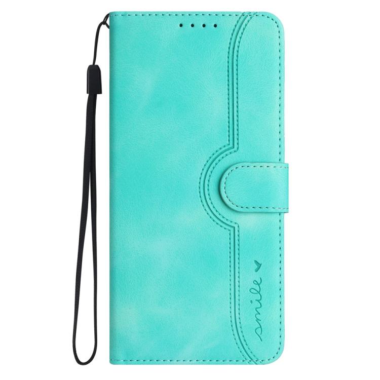 For ZTE Blade A33s Heart Pattern Skin Feel Leather Phone Case