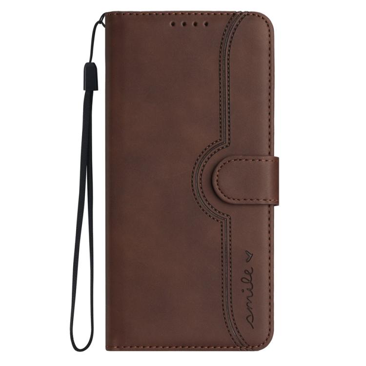 For ZTE Blade V70 Design Heart Pattern Skin Feel Leather Phone Case