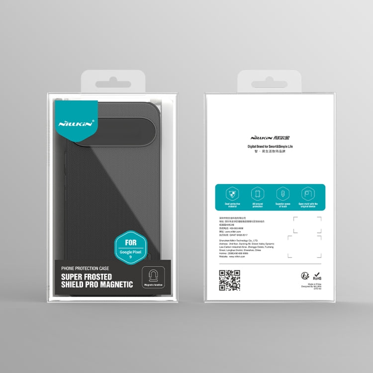 For Google Pixel 9 NILLKIN Frosted Shield Pro Magnetic Phone Case