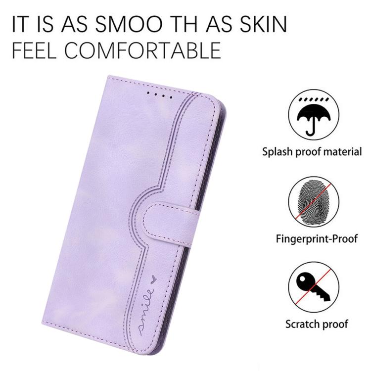 For vivo S9 Heart Pattern Skin Feel Leather Phone Case