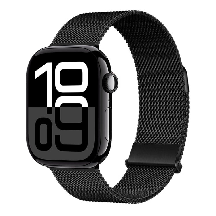 For Apple Watch Series 10 46mm ZGA Milanese Magnetic Metal Watch Band