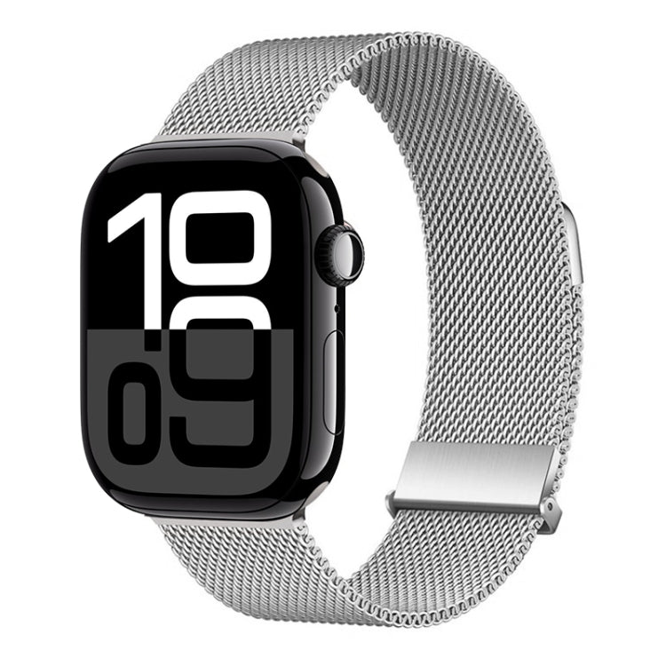 For Apple Watch Series 10 42mm ZGA Milanese Magnetic Metal Watch Band