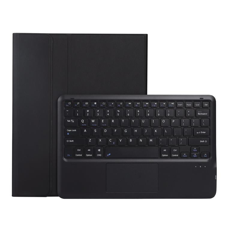 For vivo Pad SE 12.3 Bluetooth Keyboard TPU Leather Tablet Case with Holder & Touchpad