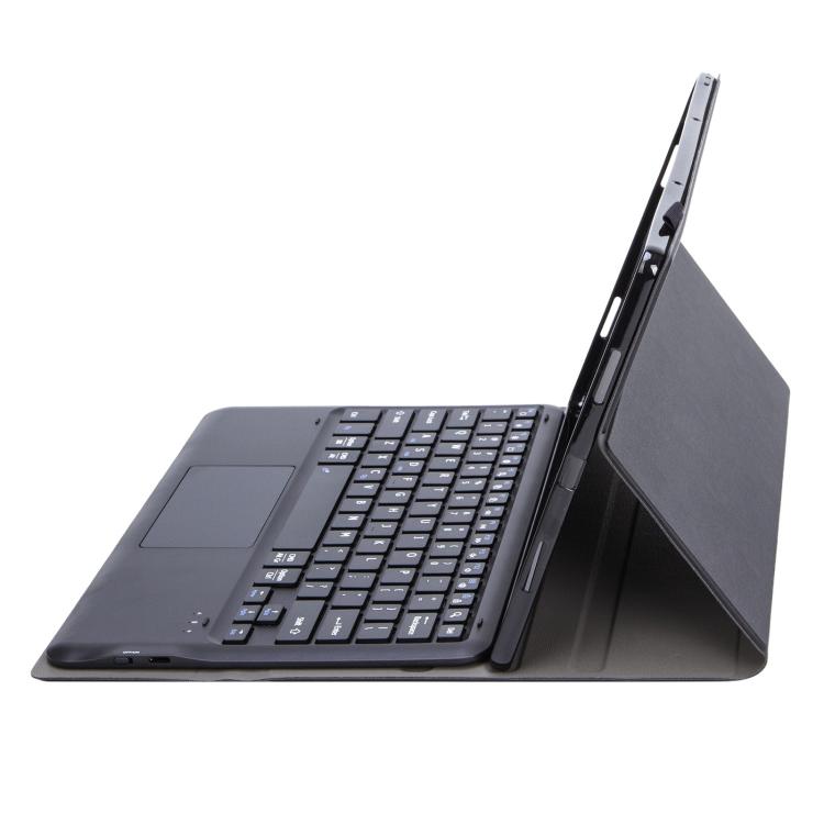 For vivo Pad SE 12.3 Bluetooth Keyboard TPU Leather Tablet Case with Holder & Touchpad