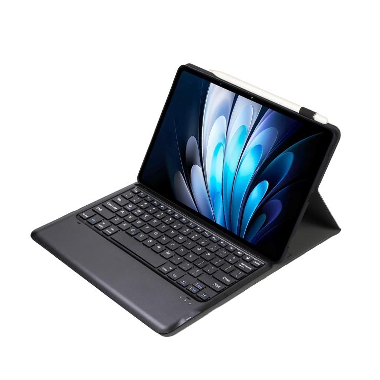 For vivo Pad5 Pro 13 inch Bluetooth Keyboard TPU Leather Tablet Case with Holder