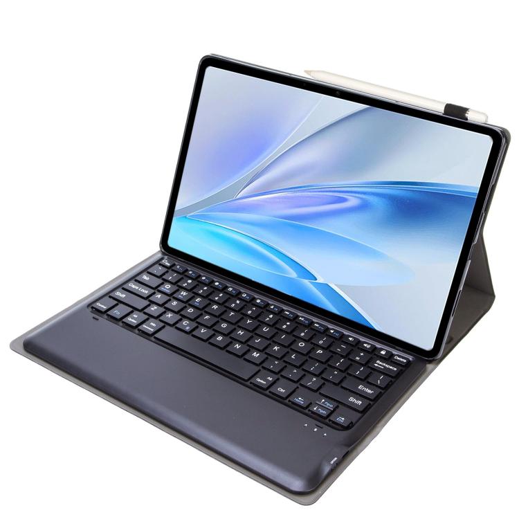 For vivo Pad SE 12.3 Bluetooth Keyboard TPU Leather Tablet Case with Holder