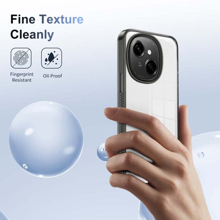 For Tecno Spark Go 1 Anti-slip Clear Acrylic Hybrid TPU Phone Case