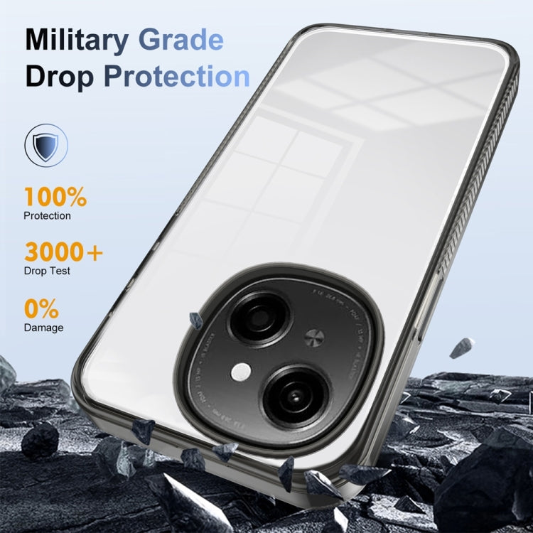 For Tecno Spark Go 1 Anti-slip Clear Acrylic Hybrid TPU Phone Case
