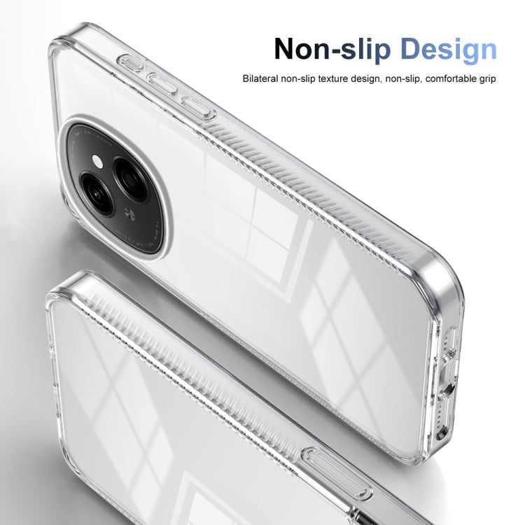 For Tecno Spark Go 1 Anti-slip Clear Acrylic Hybrid TPU Phone Case