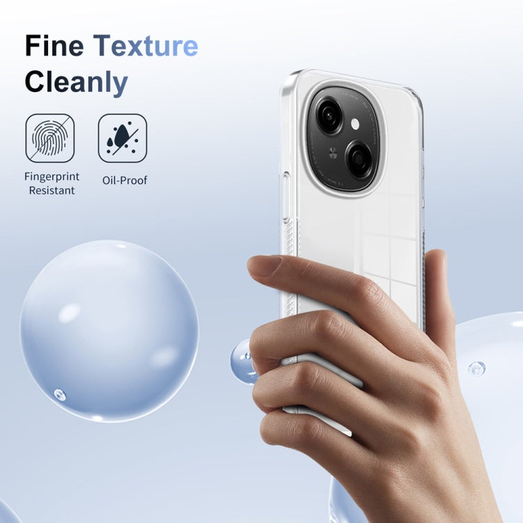 For Tecno Spark Go 1 Anti-slip Clear Acrylic Hybrid TPU Phone Case