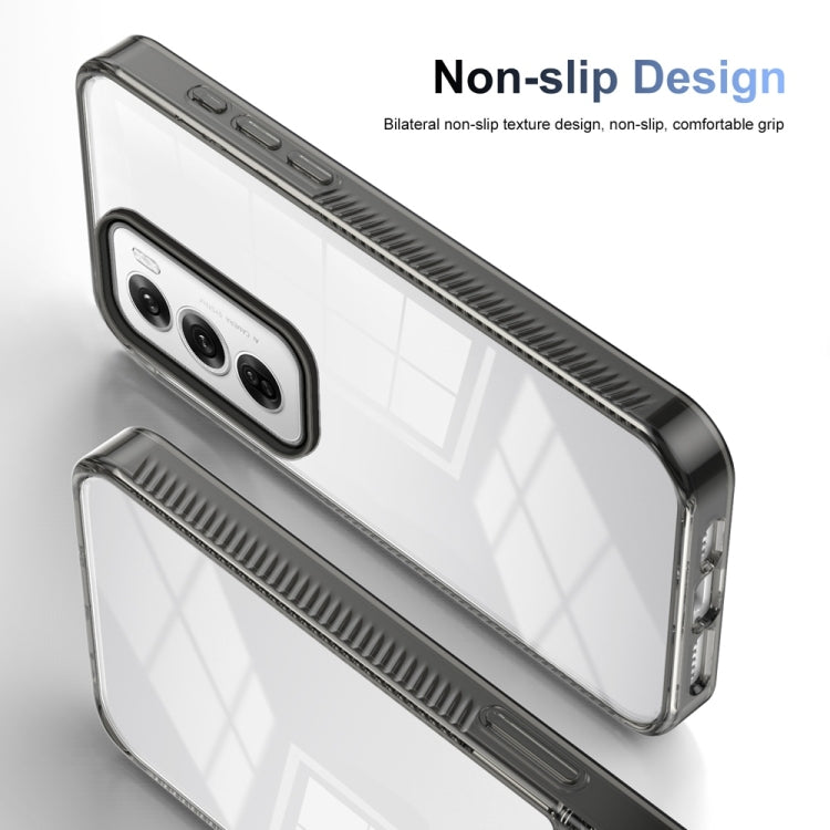 For OPPO Reno12 Pro Global Anti-slip Clear Acrylic Hybrid TPU Phone Case