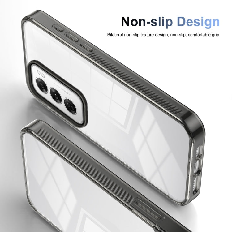 For OPPO Reno12 Global Anti-slip Clear Acrylic Hybrid TPU Phone Case