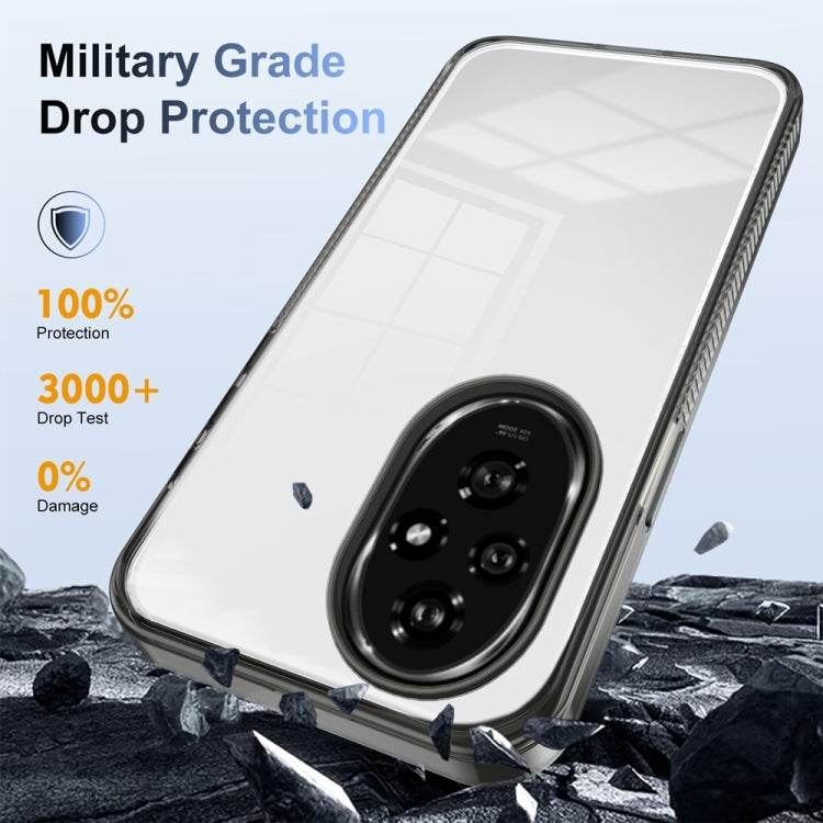 For Honor 200 Anti-slip Clear Acrylic Hybrid TPU Phone Case