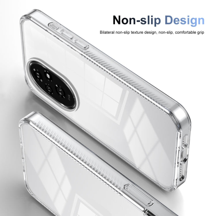 For Honor 200 Anti-slip Clear Acrylic Hybrid TPU Phone Case