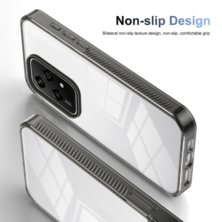 For Honor 200 Lite Global Anti-slip Clear Acrylic Hybrid TPU Phone Case