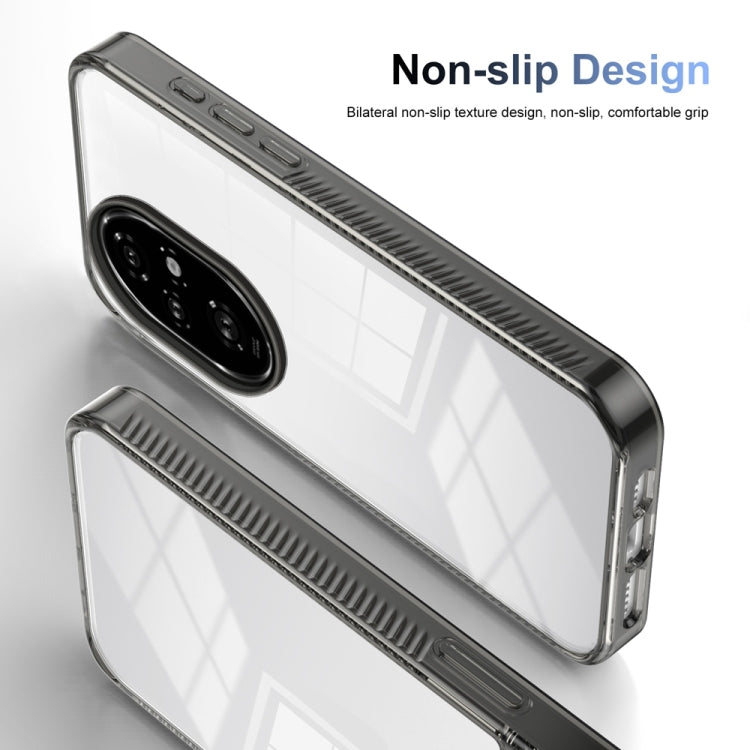 For Honor 200 Pro Anti-slip Clear Acrylic Hybrid TPU Phone Case