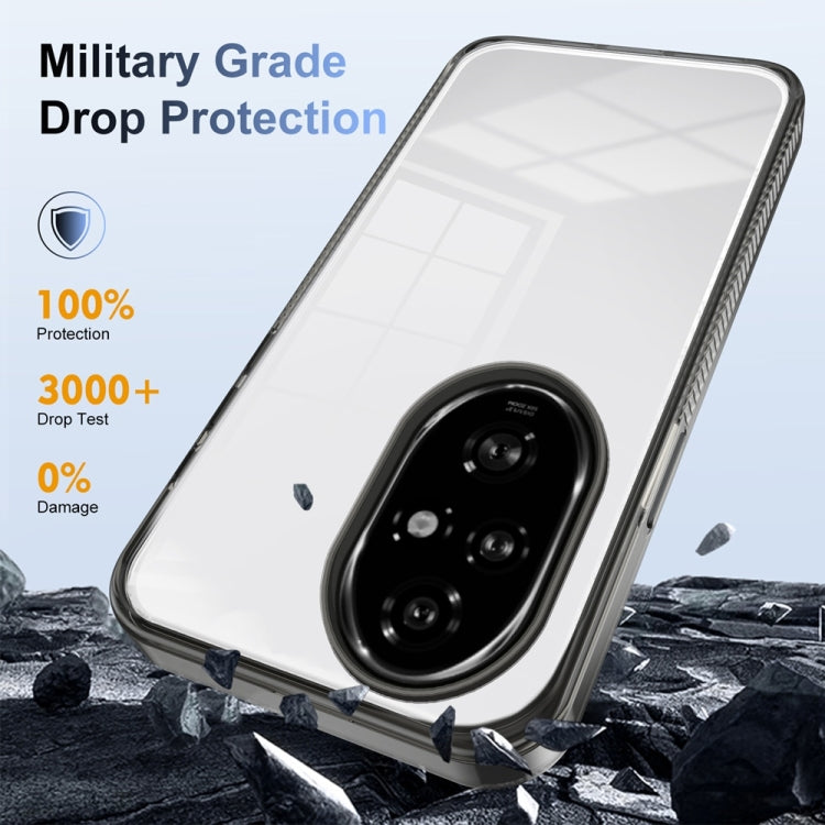For Honor 200 Pro Anti-slip Clear Acrylic Hybrid TPU Phone Case