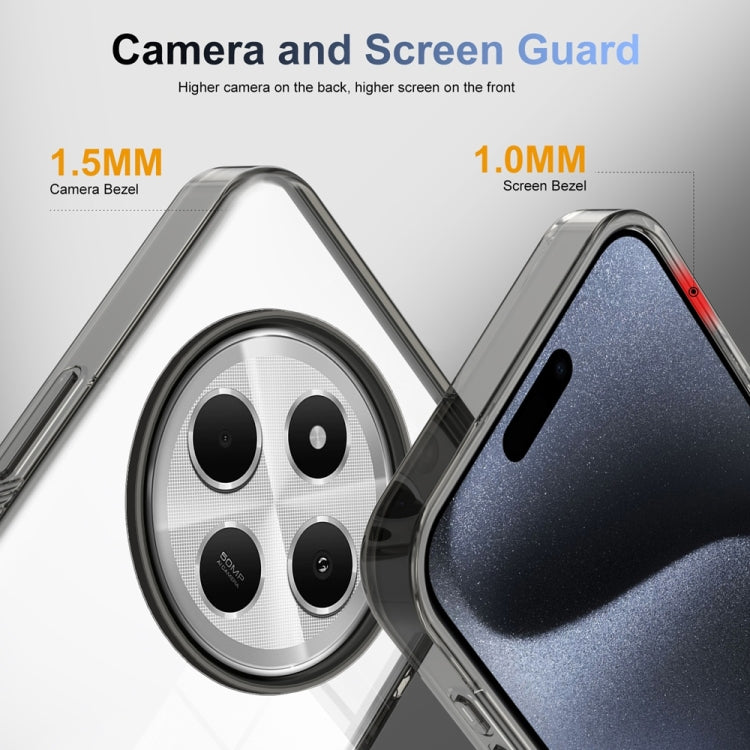 For Xiaomi Redmi 14C 4G Anti-slip Clear Acrylic Hybrid TPU Phone Case