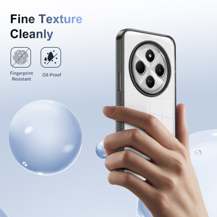 For Xiaomi Redmi 14C 4G Anti-slip Clear Acrylic Hybrid TPU Phone Case