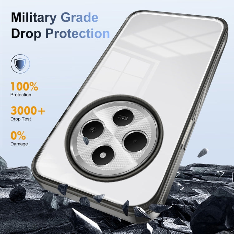For Xiaomi Redmi 14C 4G Anti-slip Clear Acrylic Hybrid TPU Phone Case