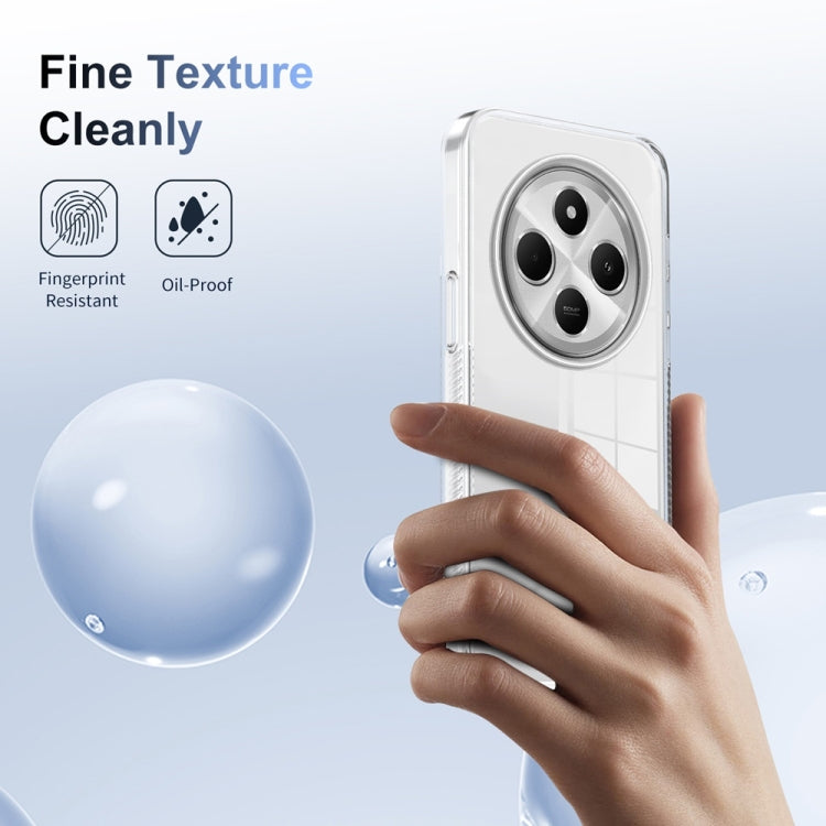 For Xiaomi Redmi 14C 4G Anti-slip Clear Acrylic Hybrid TPU Phone Case
