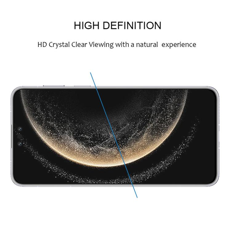 For Huawei Mate 70 Pro+ Full Glue 9H HD 3D Curved Edge Tempered Glass Film - Black