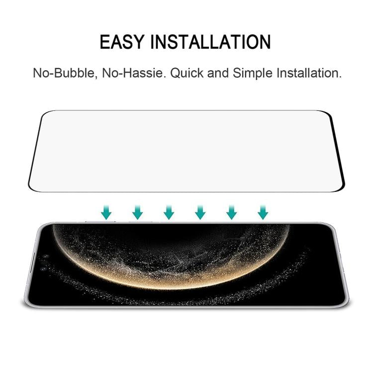 For Huawei Mate 70 Pro 25pcs Full Glue 9H HD 3D Curved Edge Tempered Glass Film - Black