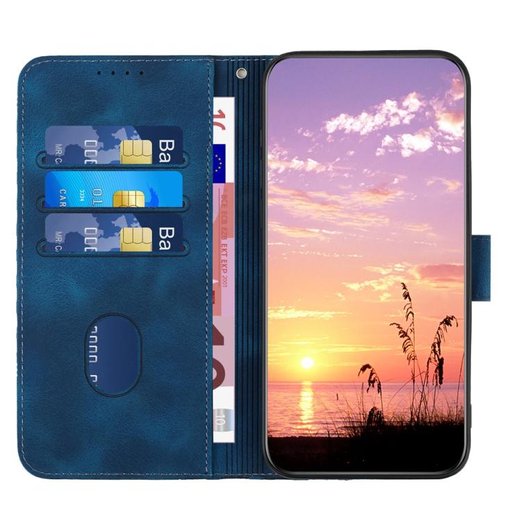 For ZTE Blade A54 Elephant Head Embossed Phone Leather Case with Lanyard
