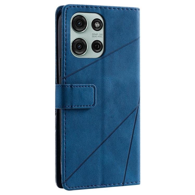 For Motorola Moto G75 5G Skin Feel Splicing Leather Phone Case