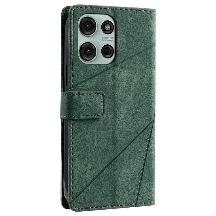 For Motorola Moto G75 5G Skin Feel Splicing Leather Phone Case