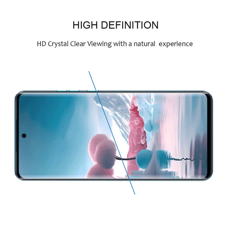 For Motorola Edge 40 Neo 25pcs Edge Glue 9H HD 3D Curved Edge Tempered Glass Film - Black