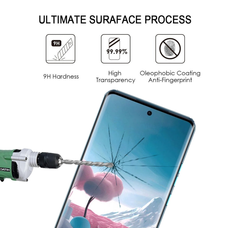 For Motorola Edge 40 Neo 25pcs Edge Glue 9H HD 3D Curved Edge Tempered Glass Film - Black