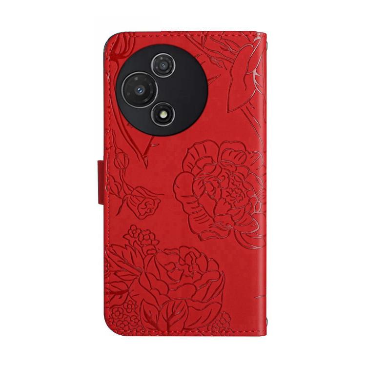 For TCL 60 5G HT03 Skin Feel Butterfly Embossed Flip Leather Phone Case