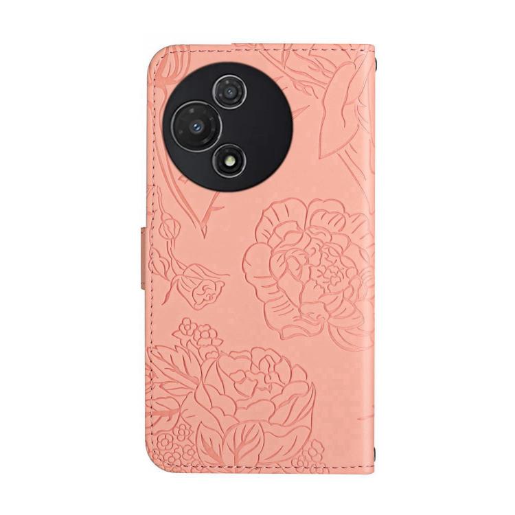 For TCL 60 5G HT03 Skin Feel Butterfly Embossed Flip Leather Phone Case
