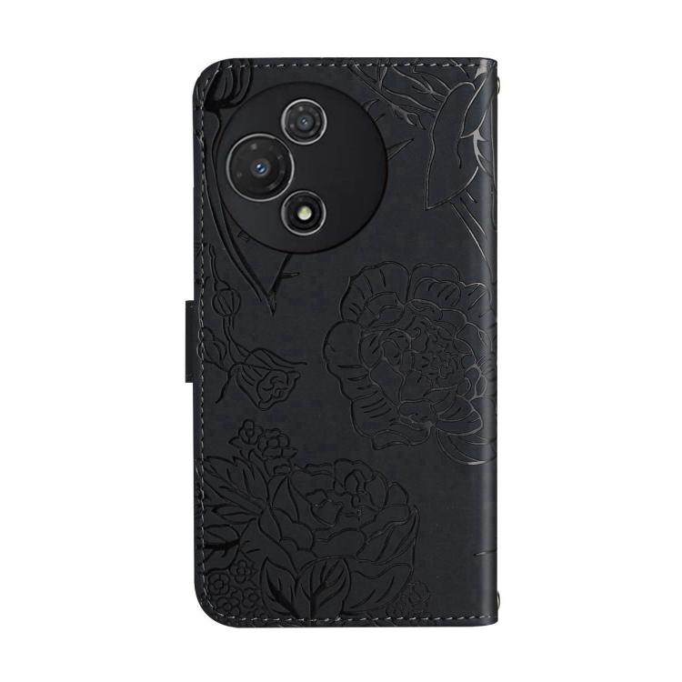For TCL 60 5G HT03 Skin Feel Butterfly Embossed Flip Leather Phone Case