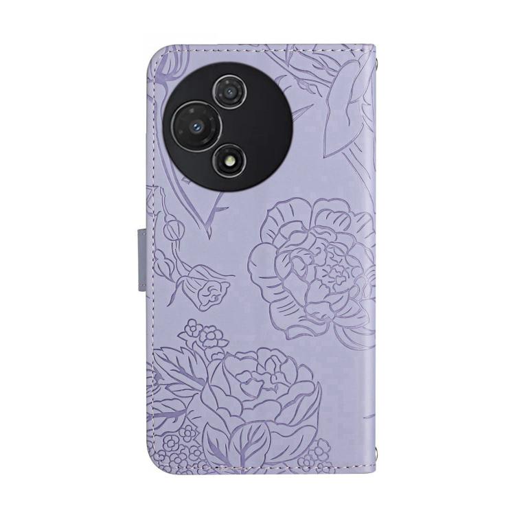 For TCL 60 5G HT03 Skin Feel Butterfly Embossed Flip Leather Phone Case