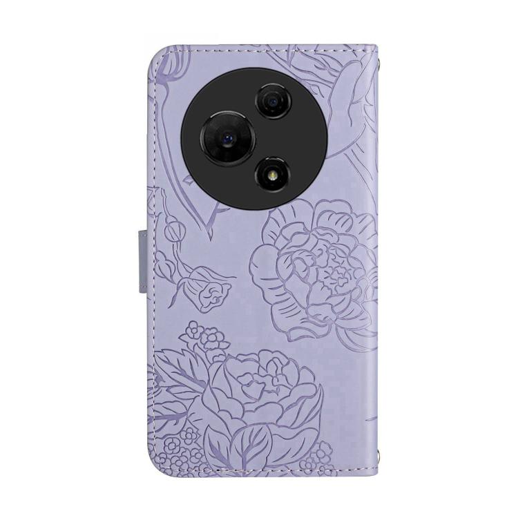 For TCL 60 NxtPaper 4G HT03 Skin Feel Butterfly Embossed Flip Leather Phone Case