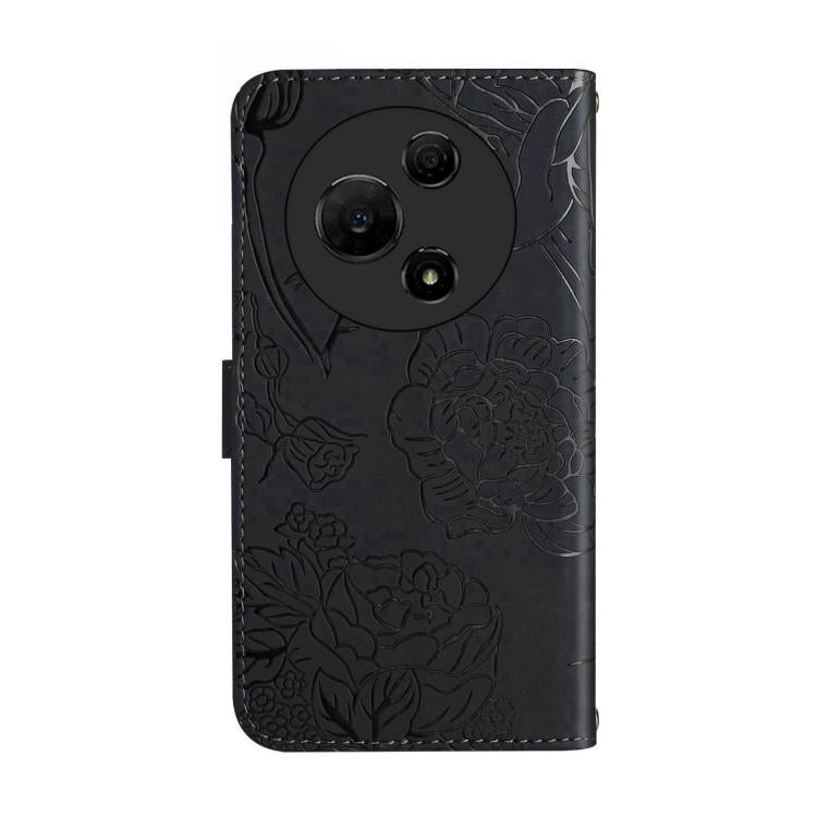 For TCL 60 SE / 605 HT03 Skin Feel Butterfly Embossed Flip Leather Phone Case