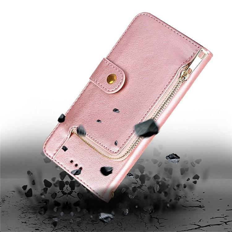 For OnePlus 15 5G Zipper Bag Leather Phone Case
