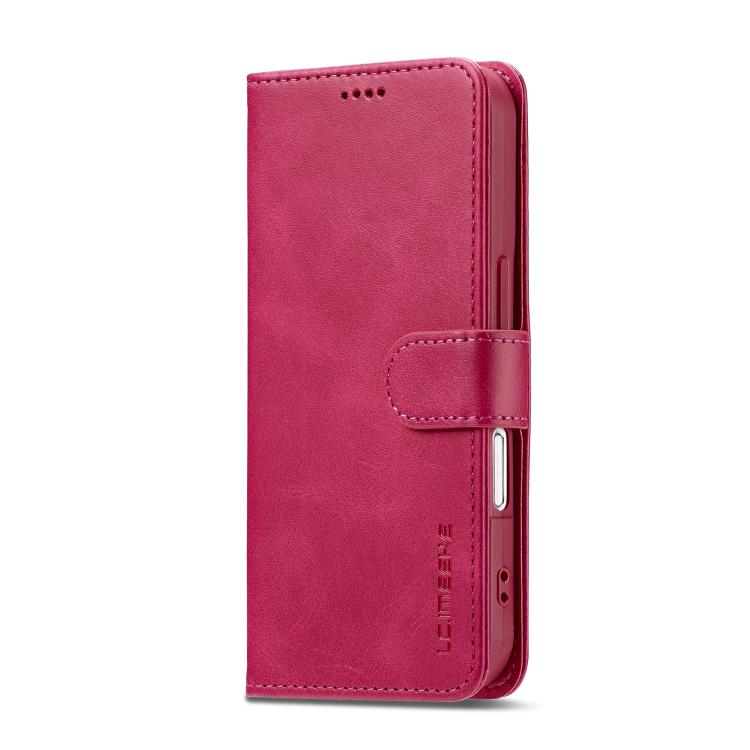 LC.IMEEKE Calf Texture Horizontal Flip Leather Case For iPhone 17