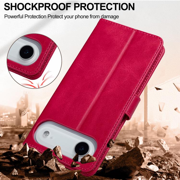 LC.IMEEKE Calf Texture Horizontal Flip Leather Case For iPhone Air