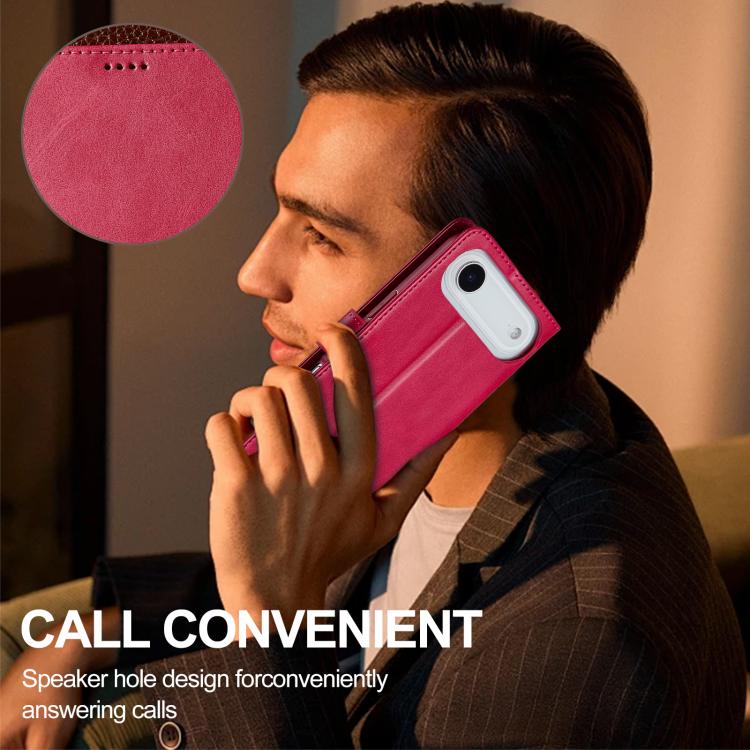 LC.IMEEKE Calf Texture Horizontal Flip Leather Case For iPhone Air