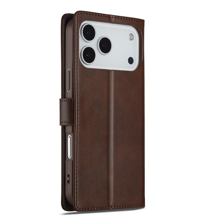 LC.IMEEKE Calf Texture Horizontal Flip Leather Case For iPhone 17 Pro