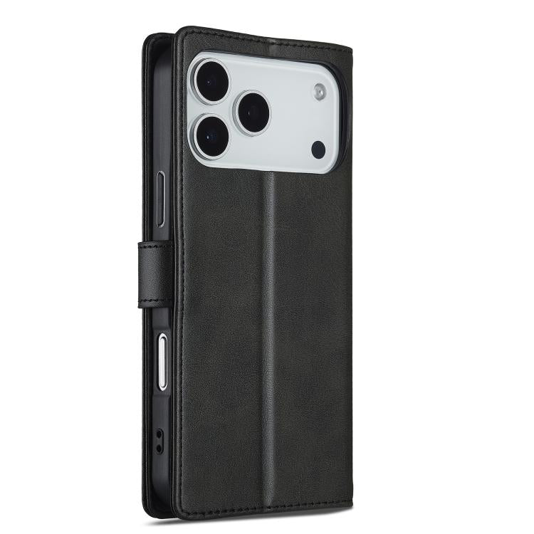 LC.IMEEKE Calf Texture Horizontal Flip Leather Case For iPhone 17 Pro