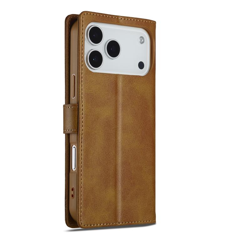 LC.IMEEKE Calf Texture Horizontal Flip Leather Case For iPhone 17 Pro