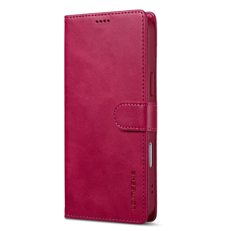 LC.IMEEKE Calf Texture Horizontal Flip Leather Case For iPhone 17 Pro Max
